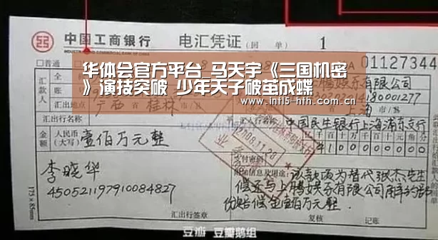 华体会官方平台_马天宇《三国机密》演技突破 少年天子破茧成蝶(图2) 华体会官网下载